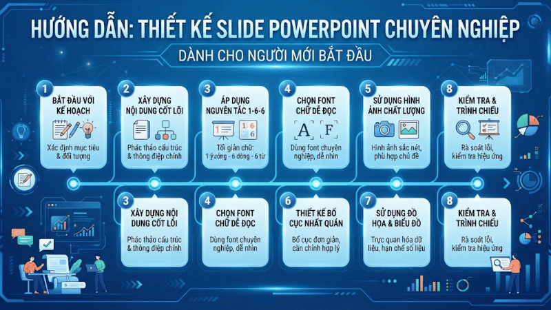 Cách Thiết Kế Slide PowerPoint Chuyên Nghiệp Cho Người Mới Bắt Đầu