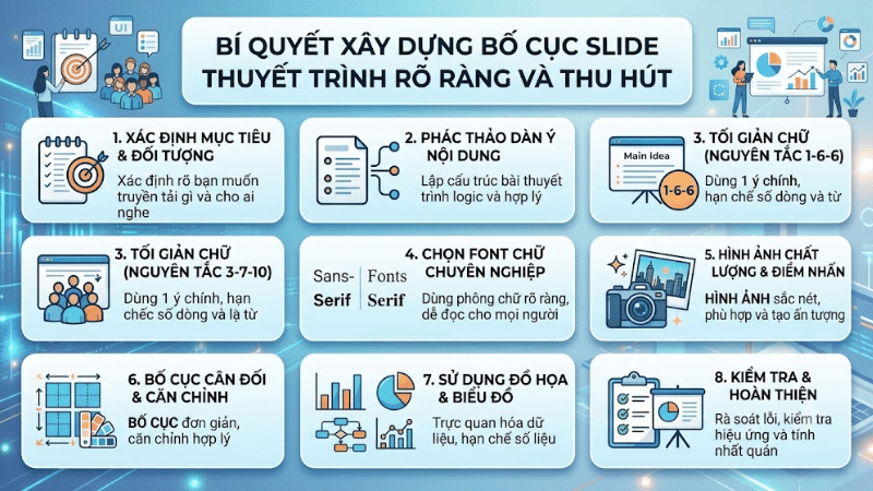 Bí Quyết Xây Dựng Bố Cục Slide Thuyết Trình Rõ Ràng Và Thu Hút