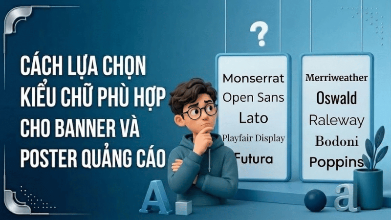 Cách Lựa Chọn Kiểu Chữ Phù Hợp Cho Banner Và Poster Quảng Cáo