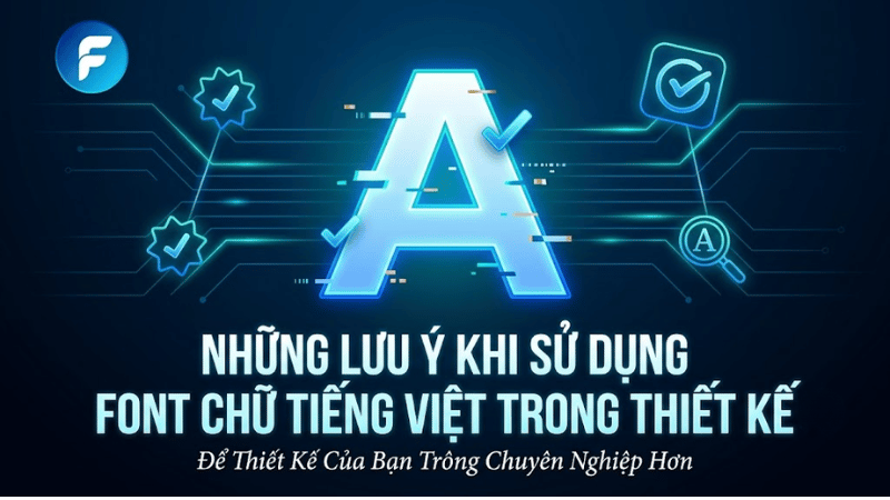 Những Lưu Ý Khi Sử Dụng Font Chữ Tiếng Việt Trong Thiết Kế