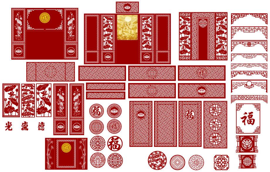 mẫu hoa văn phòng thờ