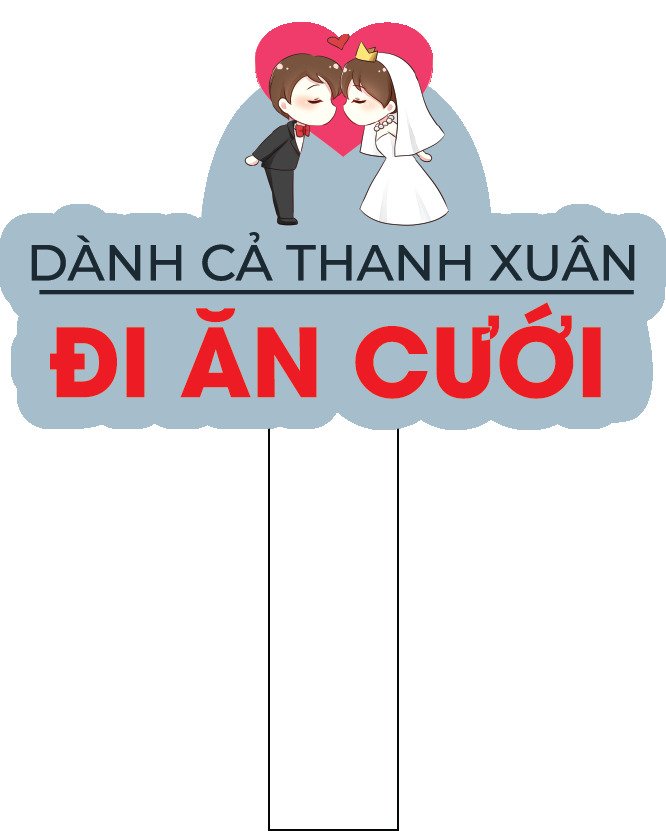 Mẫu hashtag dành cả thanh xuân ăn cưới