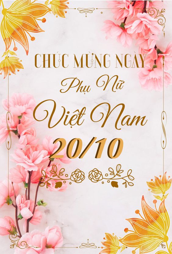 Phông nền 20/10 mẫu 16