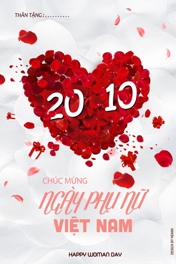 Phông nền 20/10 mẫu 17