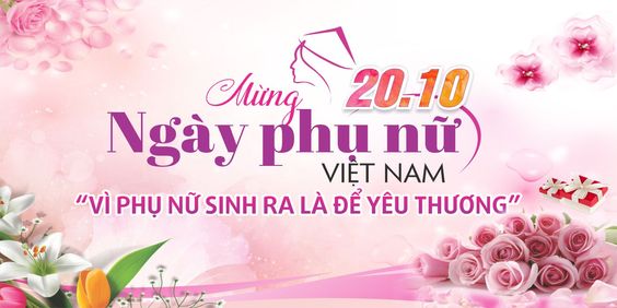 Phông nền 20/10 mẫu 1