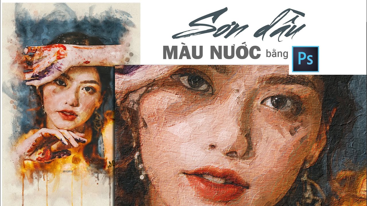 Tạo hiệu ứng màu nước trong Photoshop