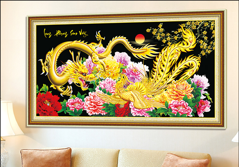 Mẫu tranh thêu chữ thập 3D