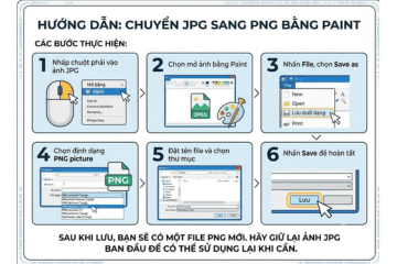 Hướng Dẫn Chuyển Ảnh JPG Sang PNG Mà Không Làm Giảm Chất Lượng