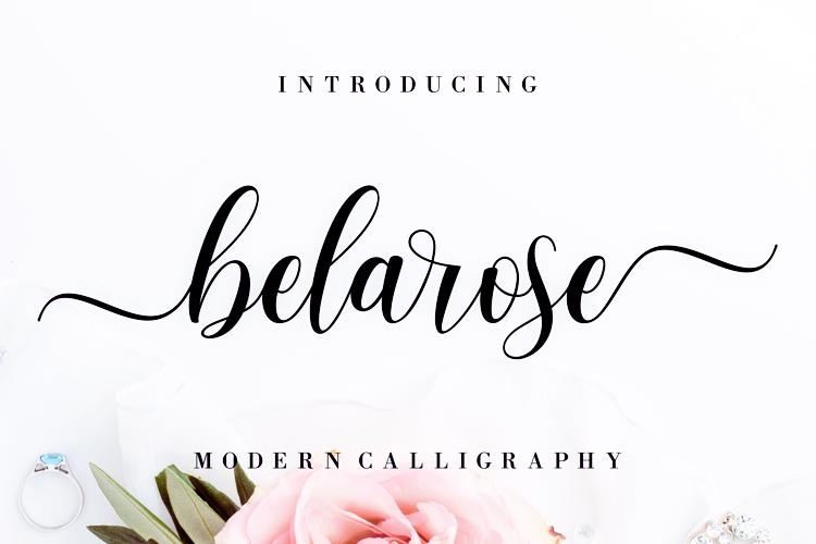 Font đám cưới Belarose | Mơ mộng Thanh Lịch Download Free