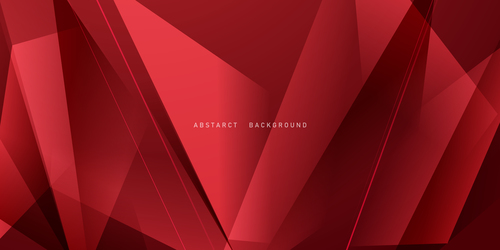 Red geometric abstract background vector free download