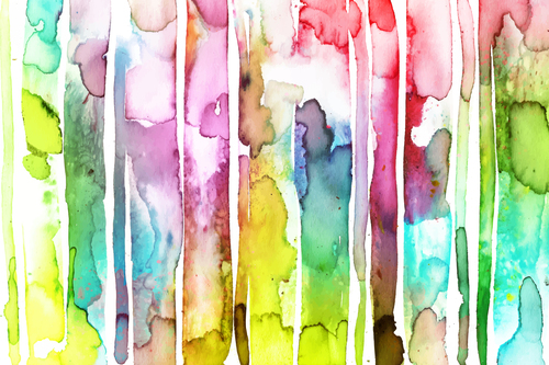 Color abstract watercolor background vector free download