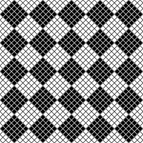 Mosaic square seamless pattern vector free download