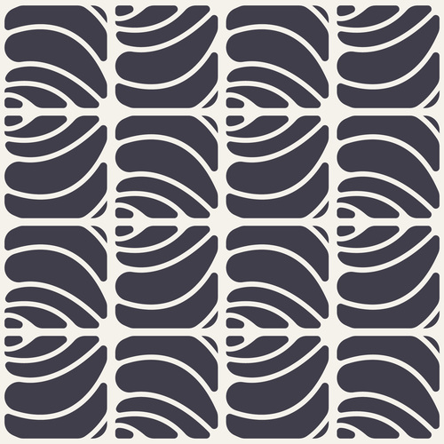 Natural wavy monochrome seamless pattern vector free download