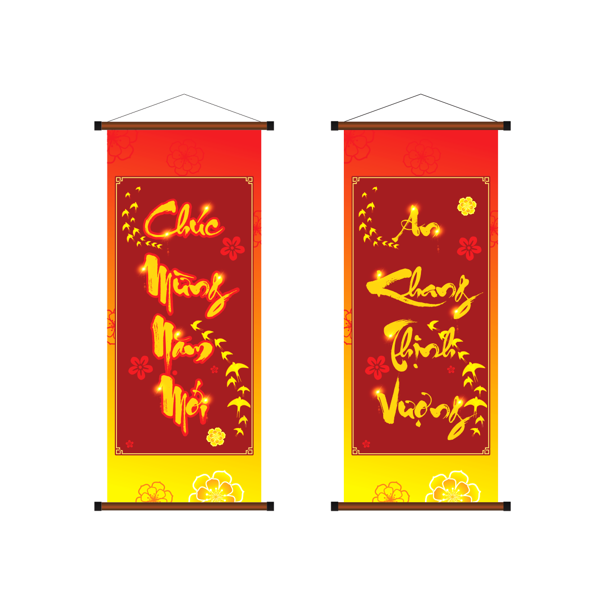 Câu đối tết vector free mới nhất