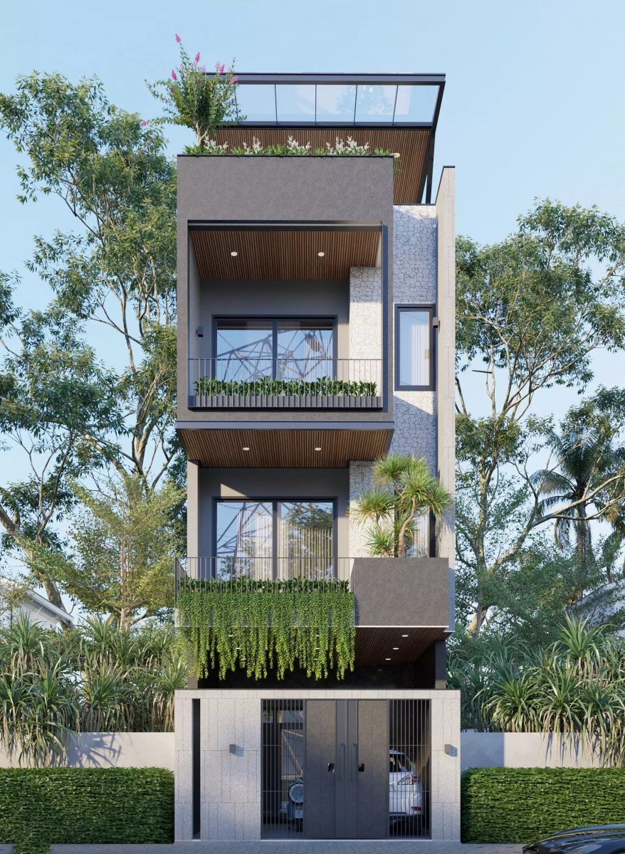 File cad thiết kế biệt thự hiện đại mới nhất 