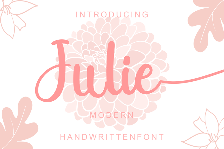 Font đám cưới julie