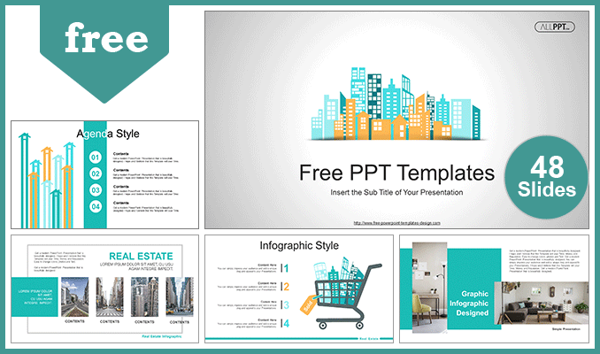 Mẫu Powerpoint tòa nhà thành phố