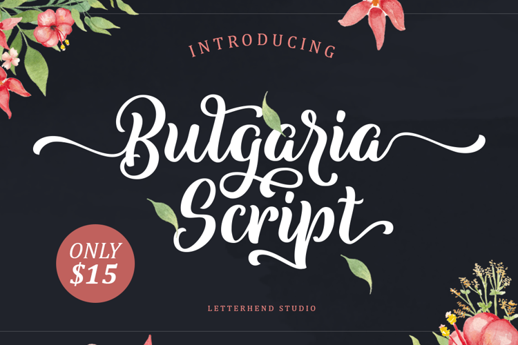 Font đám cưới bulgaria script