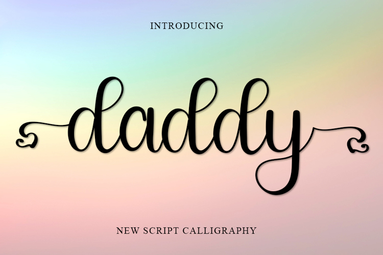 Font đám cưới daddy