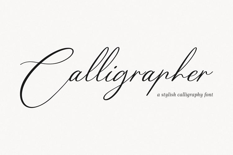 Font đám cưới calligrapher