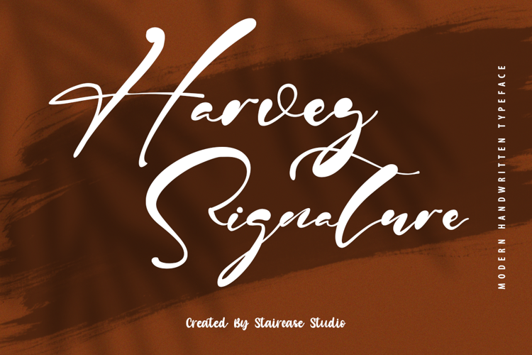 Font đám cưới harvey signature