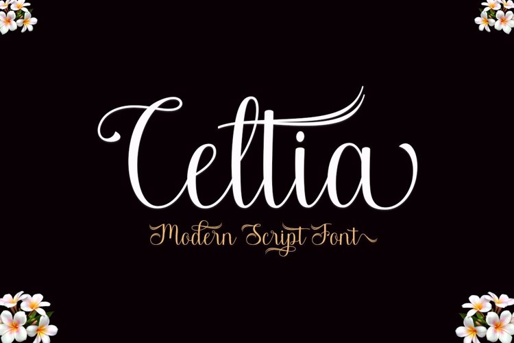 Font đám cưới celtia script