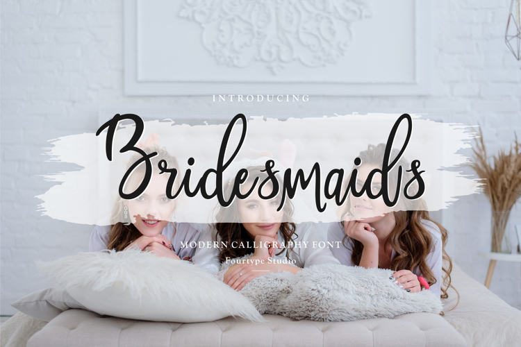Font đám cưới bridesmaids