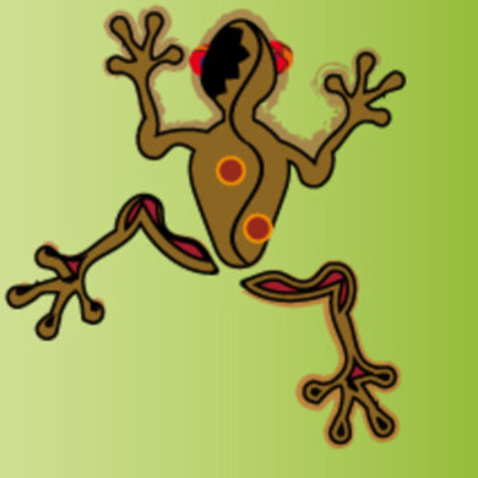 Vector ếch biểu tượng Peru