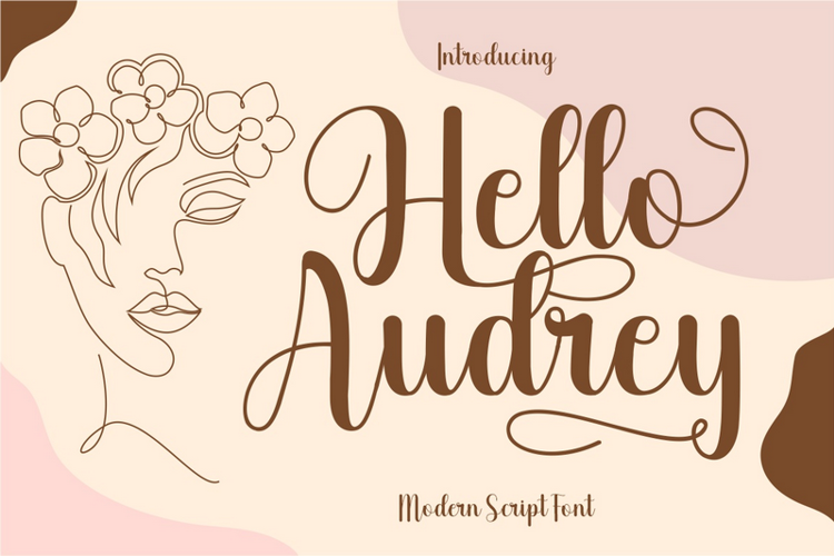 Font đám cưới hello audrey