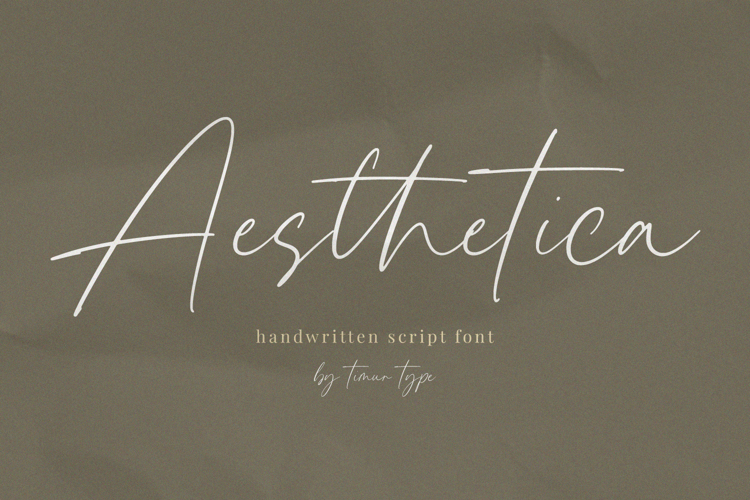 Font đám cưới aesthetica