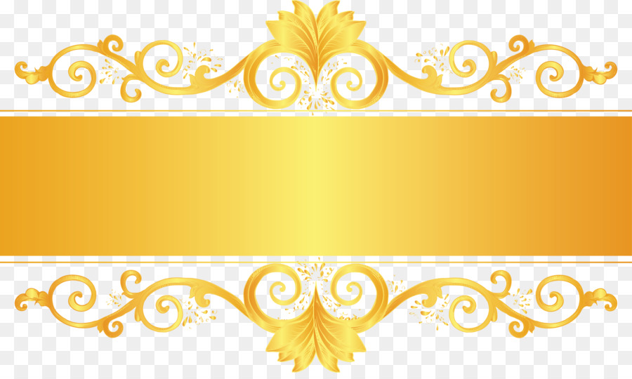 Banner màu vàng