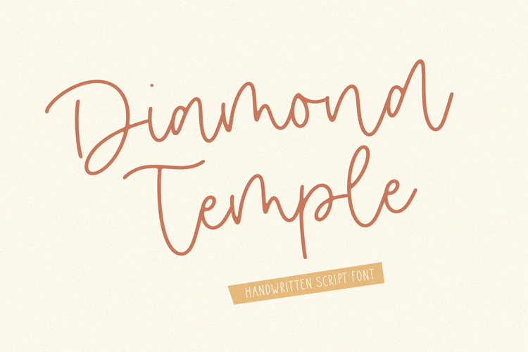 Font đám cưới diamond temple