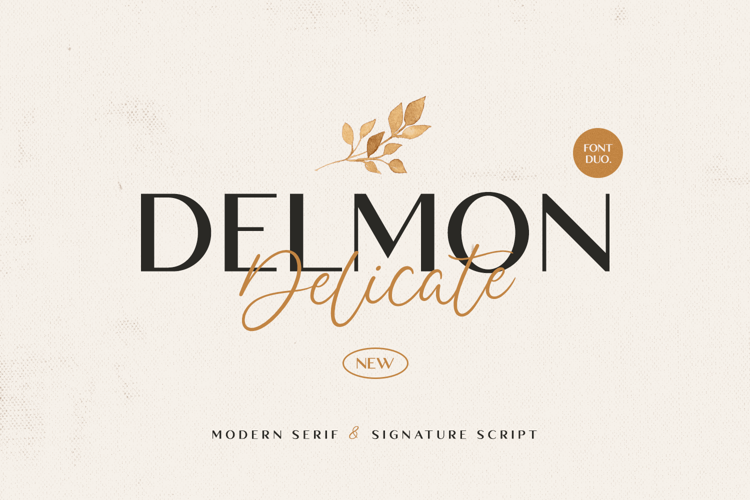 Font đám cưới delmon delicate script