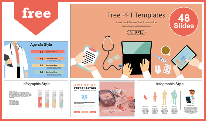 Mẫu Powerpoint chăm sóc sức khỏe y tế