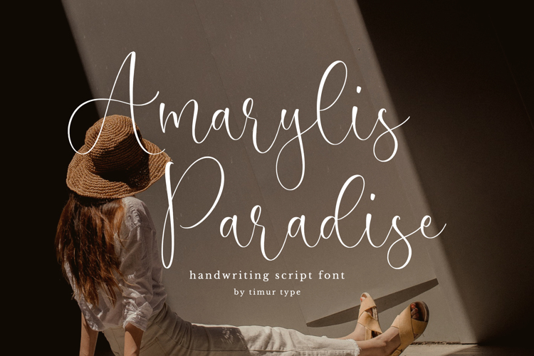 Font đám cưới amarylis paradise