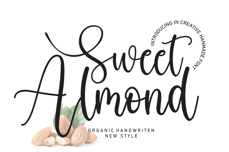 Font đám cưới sweet almond