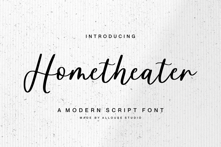 Font đám cưới hometheater