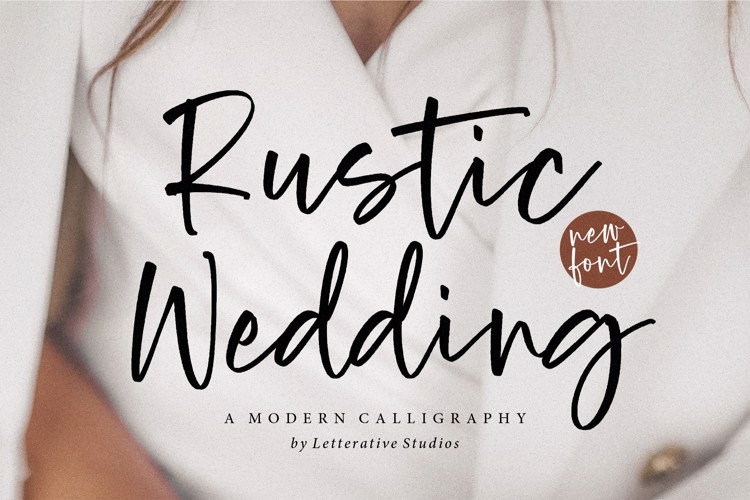 Font đám cưới rustic wedding