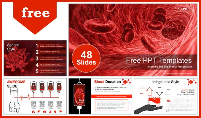 Mẫu Powerpoint hiến máu