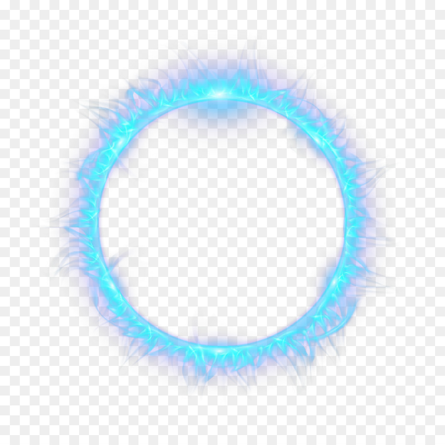 Khung hình tròn sáng xanh