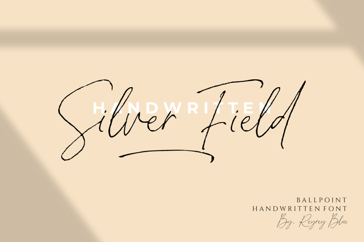 Font đám cưới silver fields
