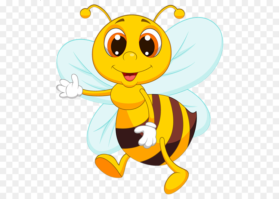 Hình png con ong vàng hoạt hình