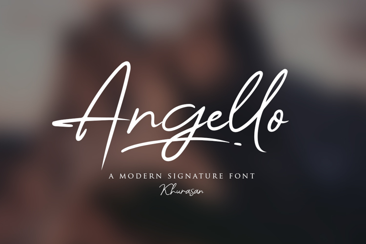 Font đám cưới angello