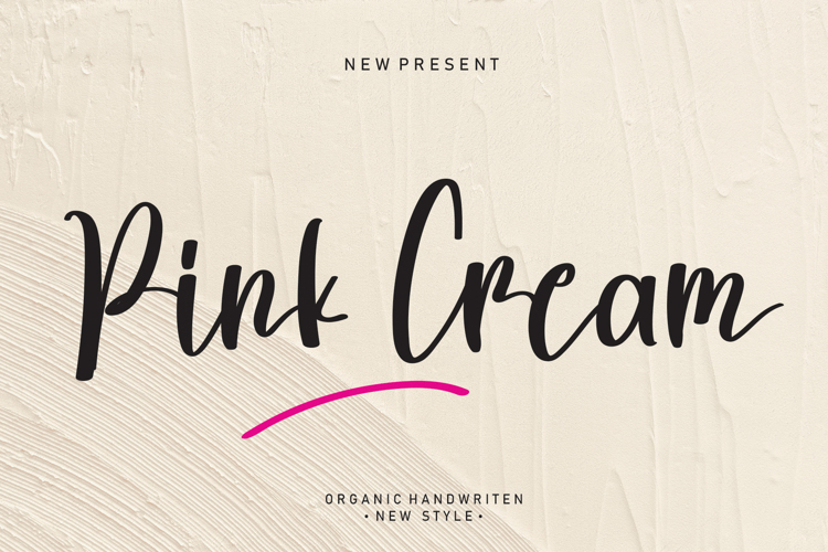 Font đám cưới pink cream