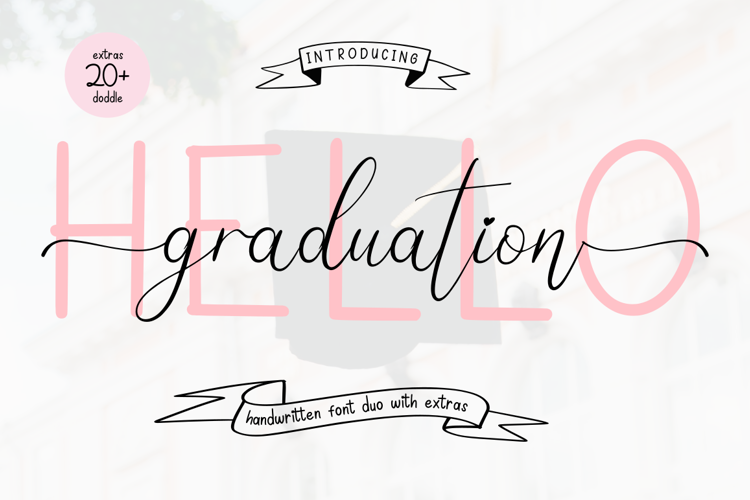 Font đám cưới hello graduation script