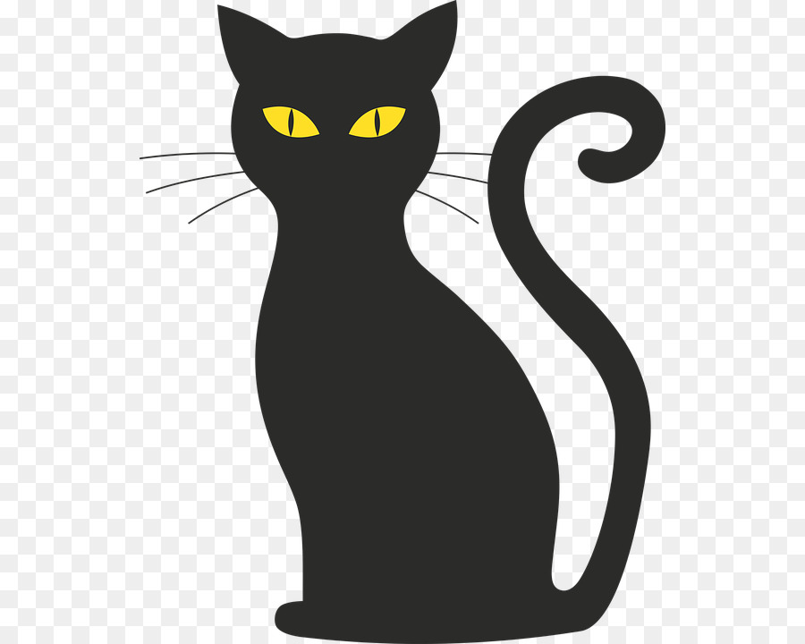 Bóng mèo đen mắt vàng