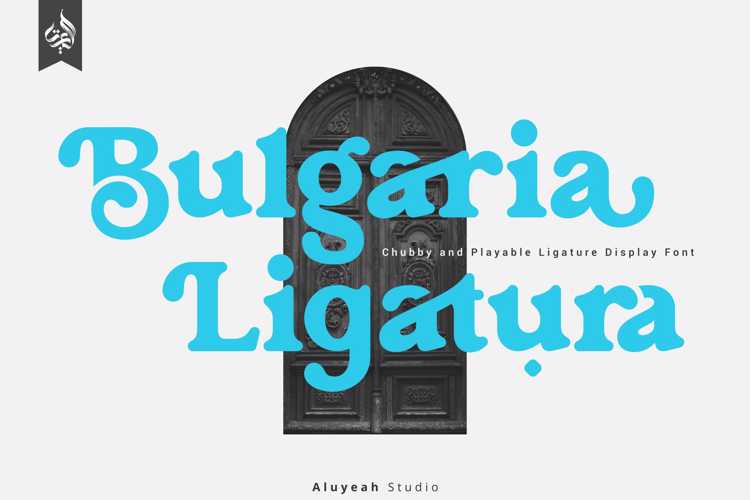 Font đám cưới bulgaria ligatura