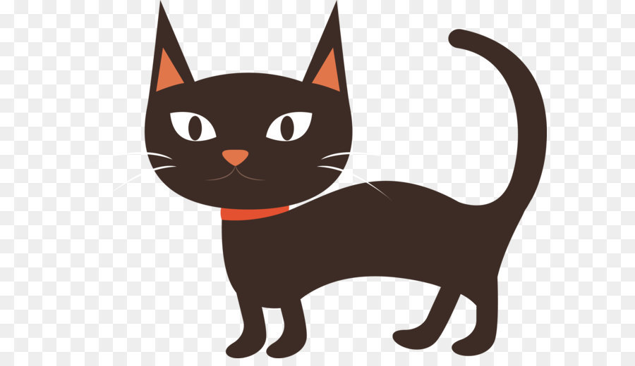 Mèo đen lưng dài
