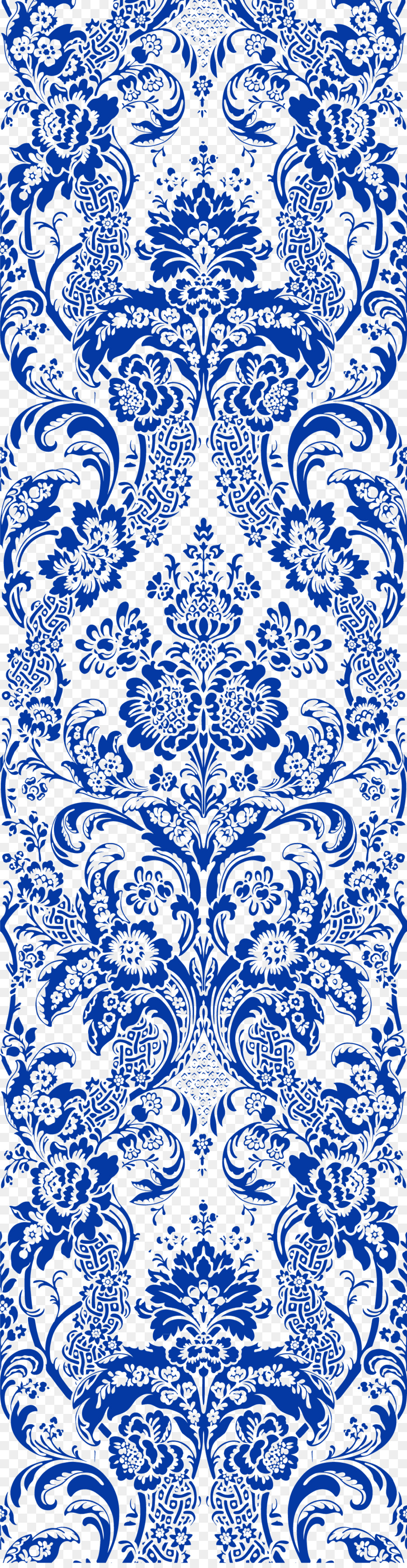 Pattern hoa văn xanh