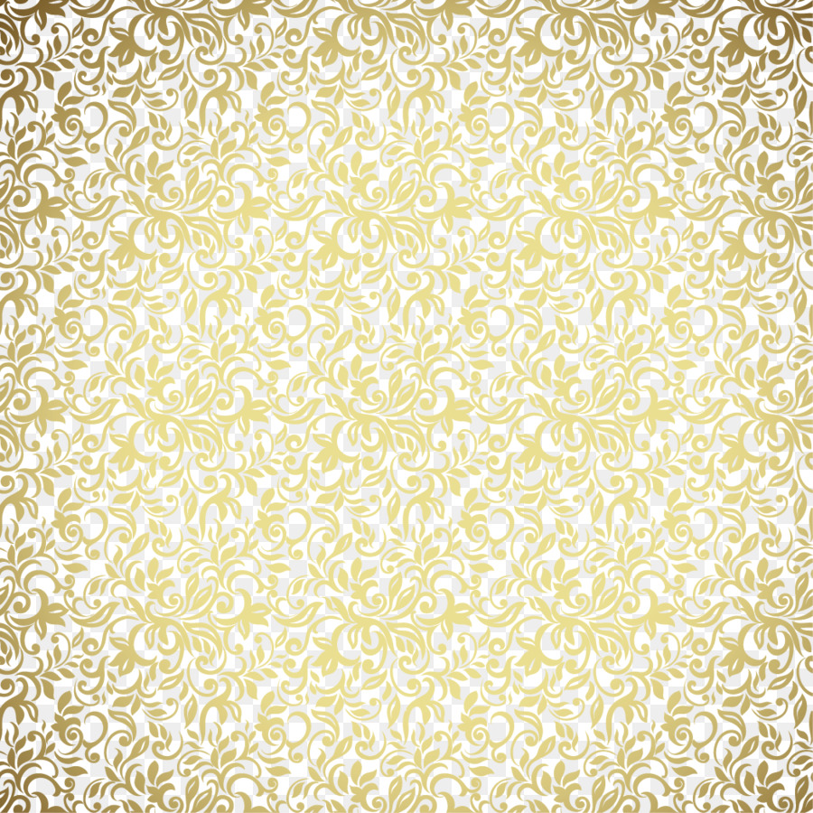 Hình pattern hoa văn vàng